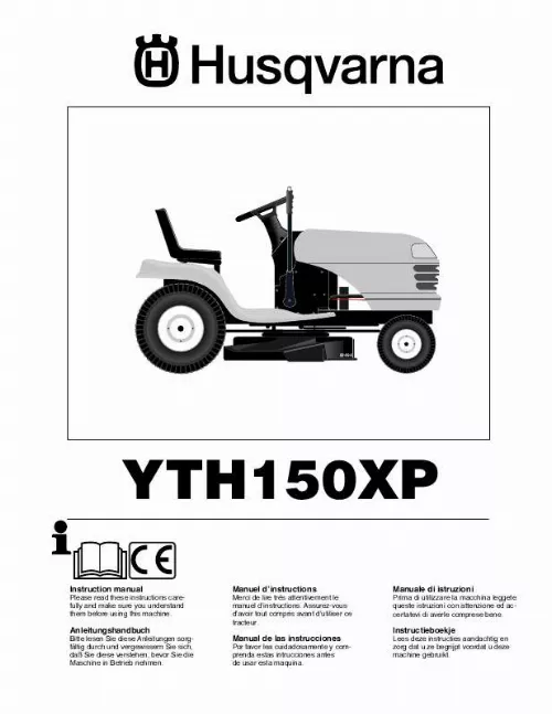 Notice HUSQVARNA YTH 150 XP - Tronçonneuse Trouver Une Solution à Un ...